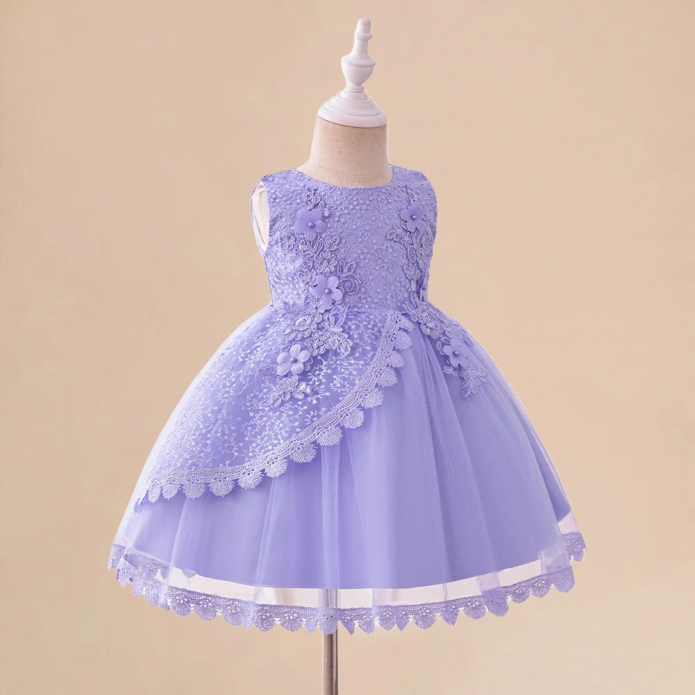 Платье принцессы для новорожденных девочек детское платье на день рождения