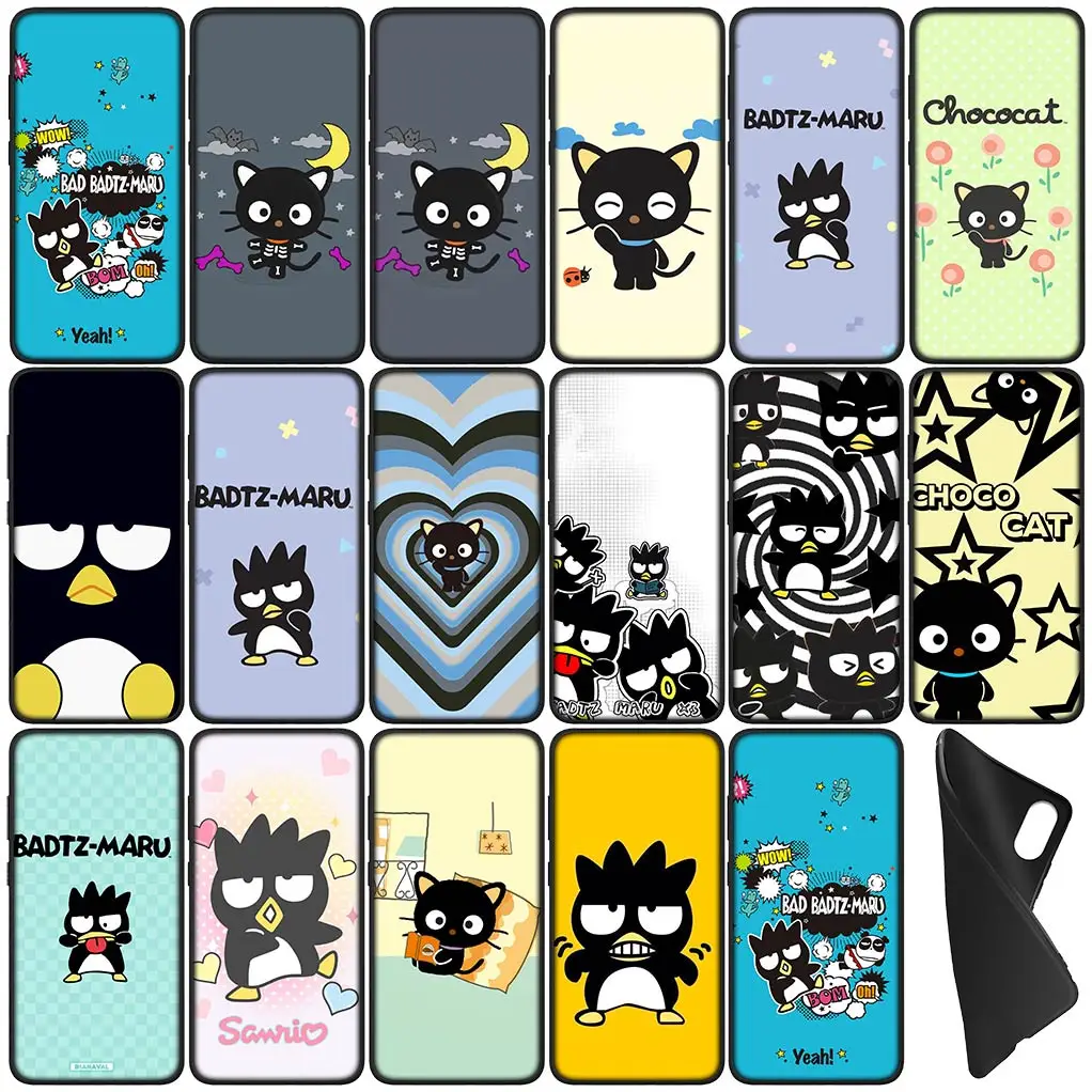 Чехол для телефона BAD BADTZ BADBADTZ MARU Chococat гибкий Корпус Xiaomi Poco C65 X3 NFC GT X4 M4 M6 Pro F3 Redmi 13C 14C