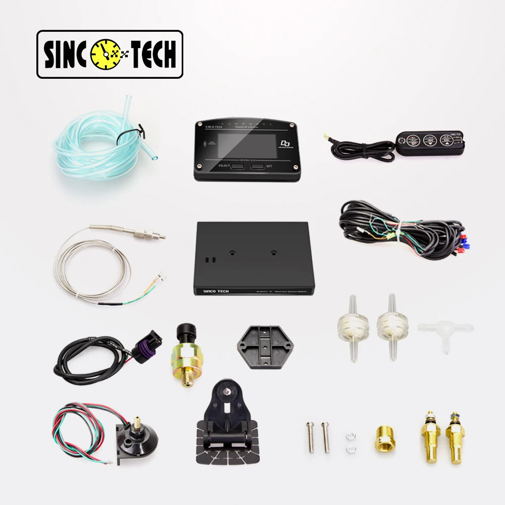 Фото SincoTech 2,5 ''ЖК-универсальные цифровые датчики Race Dash Car Advance ZD Тахометр Boost Gauge Спидометр для автомобиля (DO907) №2