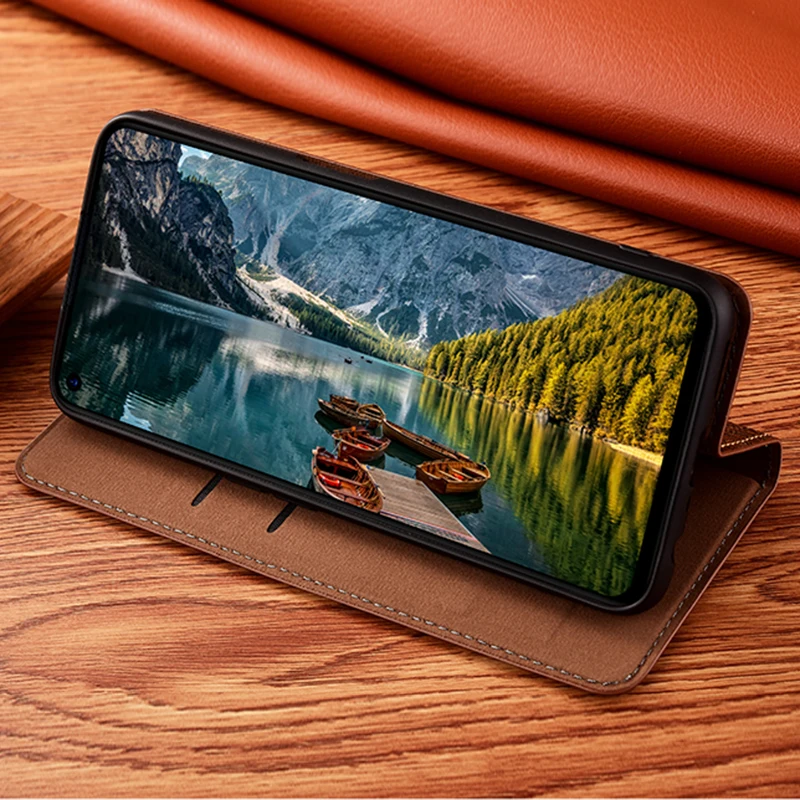 Чехол-книжка из натуральной кожи для XiaoMi 14 13 12 12T 12X 12S 11i 11T 11X Pro Ultra Lite