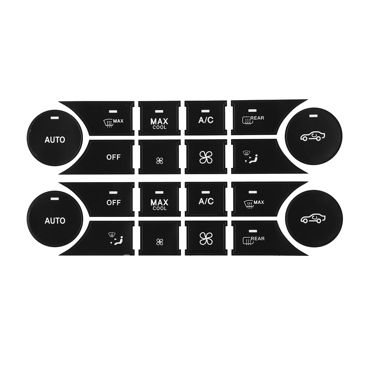

Car Button Repair Sticker Steering AC Window Decals Stickers New For Mercedes For Benz 2007-2014 Button Repair Sticker Decal