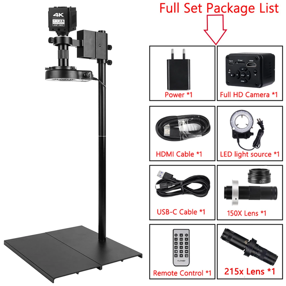 

Цифровой микроскоп YIZHAN 4K UHD для пайки, сенсорный электронный микроскоп imx678 с двумя объективами 150x215x для ремонта печатных плат