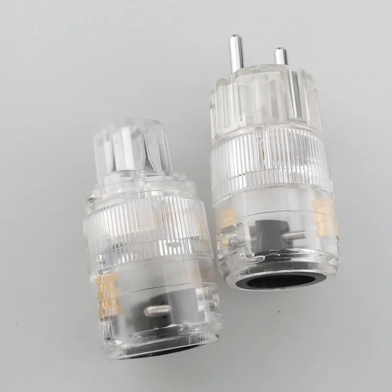 Кабель питания HIFI DIY с сетевым разъемом P-029EC-029 Schuko и набором разъемов IEC, аудиофильского класса (art.: 3920db99f0fa6) - 3920db99f0fa6