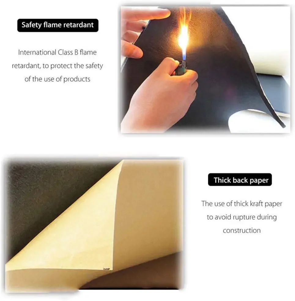 1 рулон звукоизоляционная пена для автомобиля 200 см x 50 10 мм/6 мм/3 мм