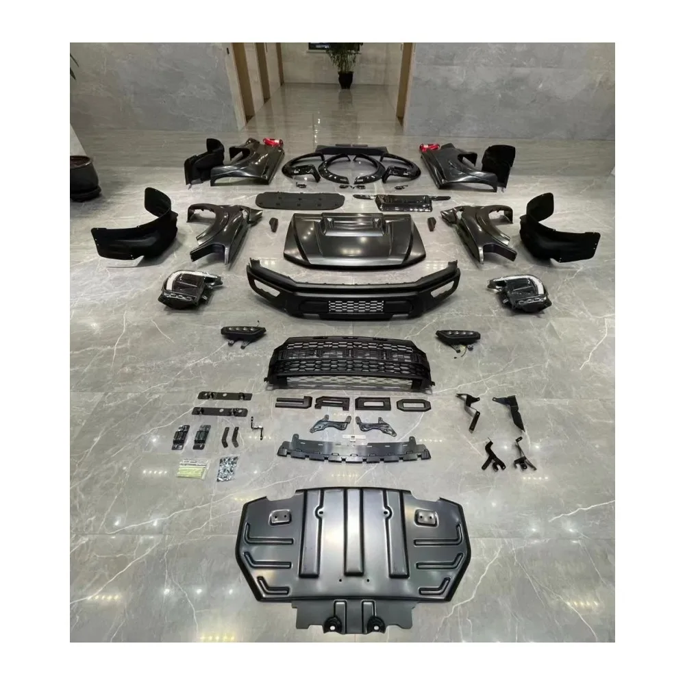 Комплект кузова автомобиля с решетчатыми лампами для Ford Ranger 2012-2021to 2021 F150 Raptor Style