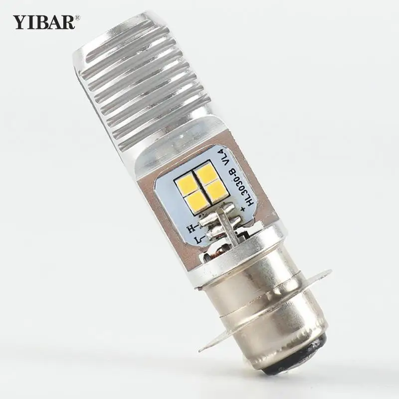 

Motorcycle Headlight Bulb P15D LED Scooter Light T19 4LED Beam Light Lamp Bulb Motorcycle Auxiliary Lights