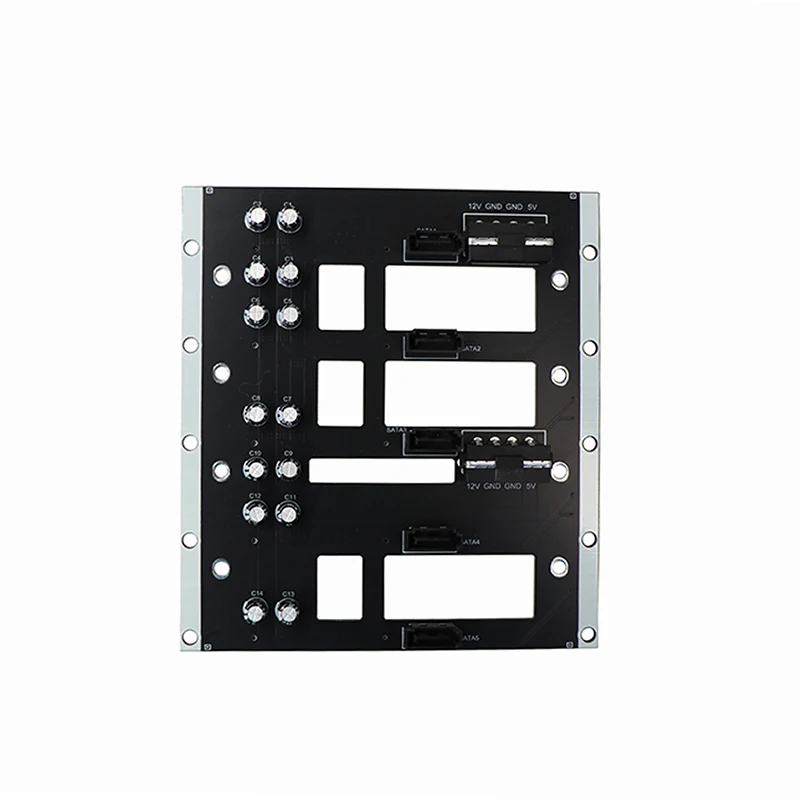 Фото Высокоскоростная плата расширения SATA 6G, шасси NAS-S5, аксессуары, плата с 5 портами SATA для жестких дисков HDD/SSD для ПК, NAS и серверов №4