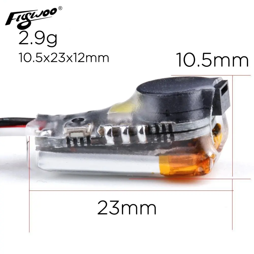 Фото Flywoo Finder V1.0: Сигнализатор с зуммером 100 дБ и LED-подсветкой для FPV-дронов, поддержка Betaflight/Cleanflight, для поиска утерянных деталей радиоуправляемых квадрокоптеров №1