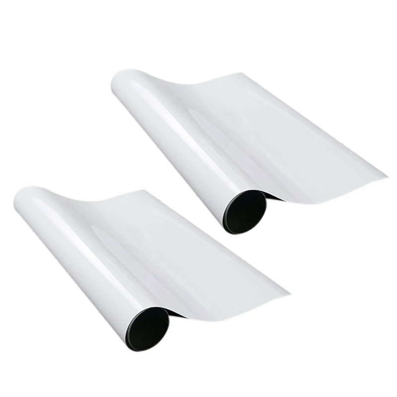 

2X Wall Sticker Decor Soft Magnetic Whiteboard Magnets Erasable Writing Board Magnet Office Marker Blackboard Stickers