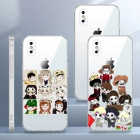 super junior exo kpop phone case transparent soft for iphone 12 11 13 7 8 6 s plus x xs xr pro max mini