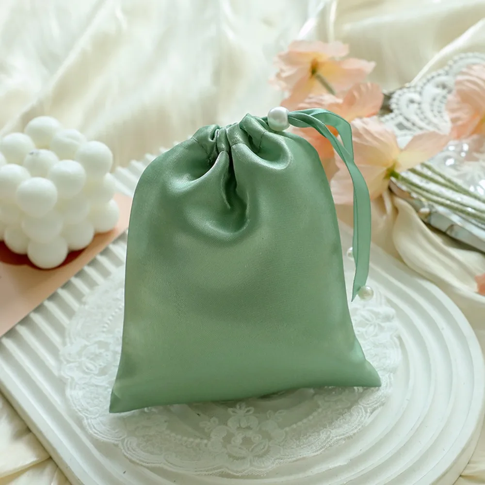 Подарочная элегантная свадебная сумка для конфет атласная мини-сумка сахара с