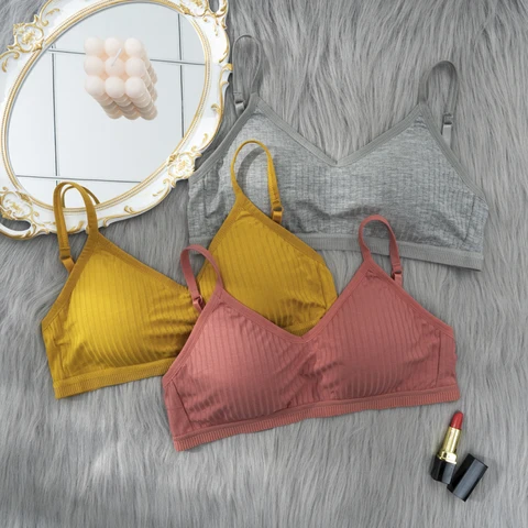 Sexy Women Bra Bralette Lingerie push up bra Cotton flexible Bra For Women Fashion Ins bras Lady Tops Underwear Bralette Hot
