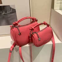 mini crossbody bag for women 2022 new luxury designer purses and handbags purple pink small leather handbag womens shoulder bag
