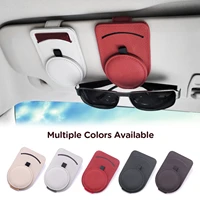 zhuaiya universal car eyeglass holder glasses storage clip auto interior organize car accessories sunglasses spectacle frame