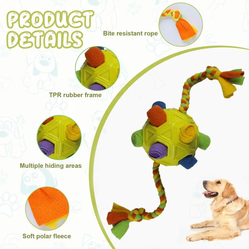 

Безвредная игрушка для собак, устойчивая к разрыву, улучшает навыки форраживания, с ножницким шариком, игрушка для домашних животных с защитой от укусов, для шлифовки зубов, скрытая еда