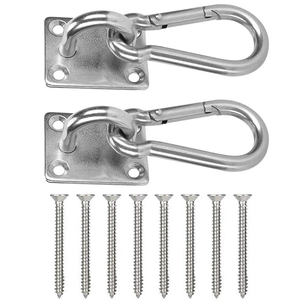 

Snap Hook Carabiners Stainless Steel Hangers Hammock Fixings Stainless Steel S Hooks Swing Hook Coat Hanger Heavy Duty Carabiner
