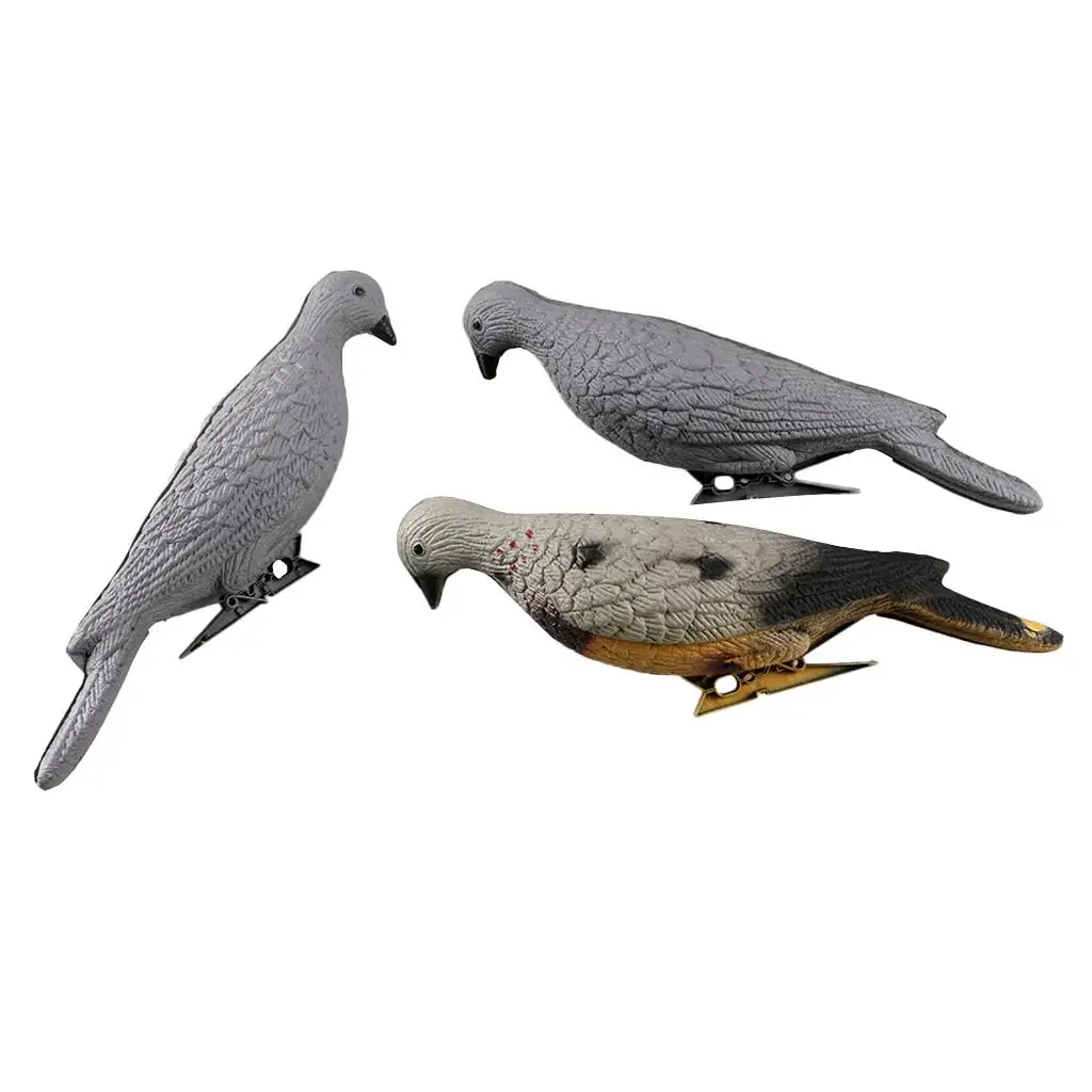 3D приманка в виде голубя полный корпус декодирование охоты наружного сада |