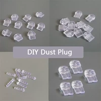 diy anti dust plug transparent charge port dust plug for iphone cute type c plugs stopper protection cap mobile phone pendant