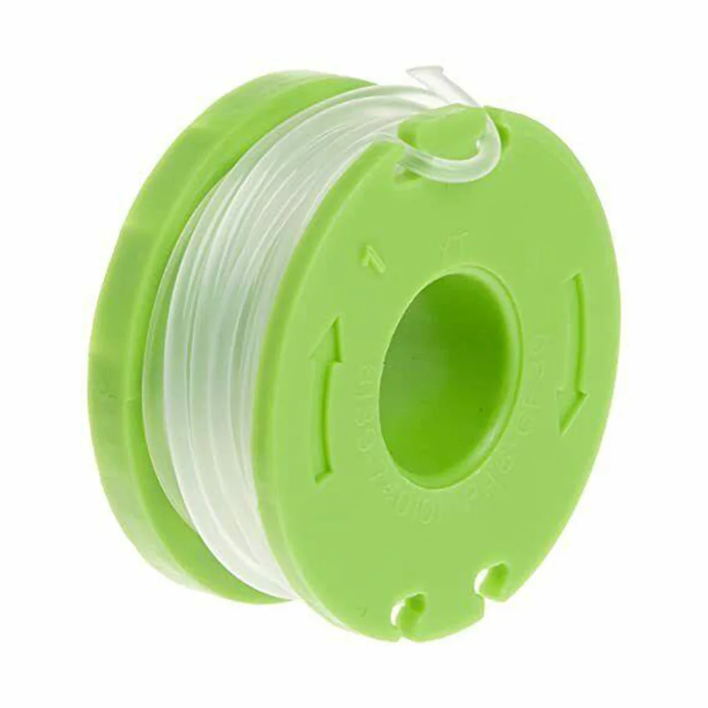 

High Quality Spool String Trimmer Parts Replacement .065 Line Spool 1.65mm White Round Brand New Earthwise RS90121