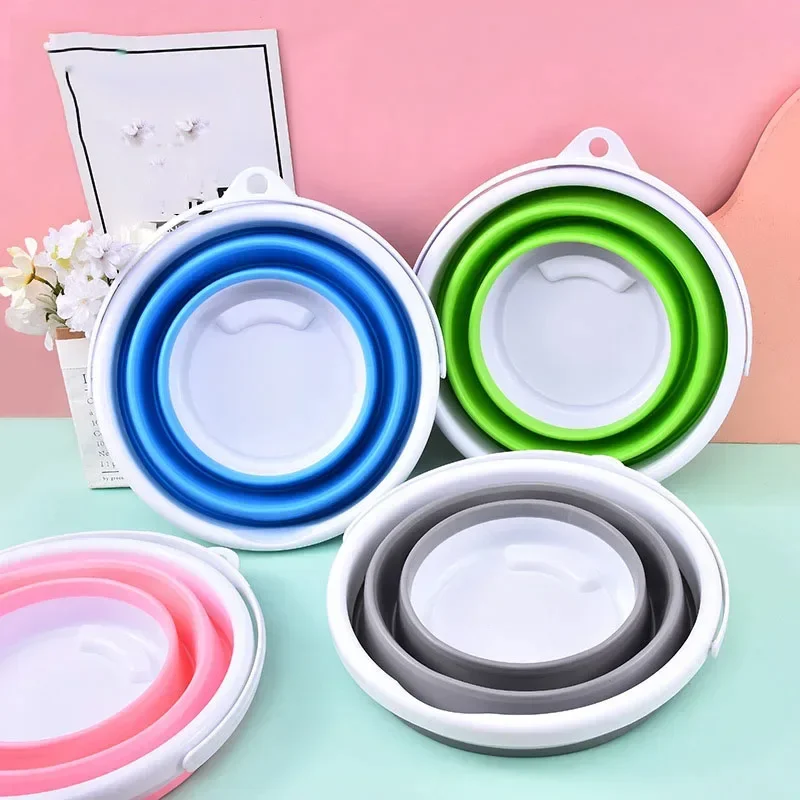 Портативное Складное Пластиковое Ведро Для Автомойки Маленькая Портативная