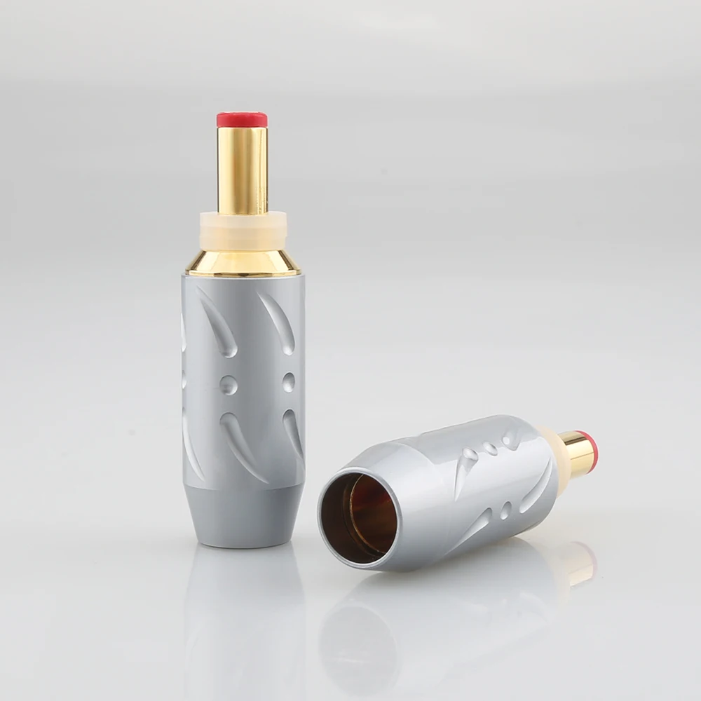 【Viborg】 DC21G DC-2.1G Connector Jack DC 5.5 / 2.1mm Gold plated Ø8mm Highest quality cable plugs for audiophile applications