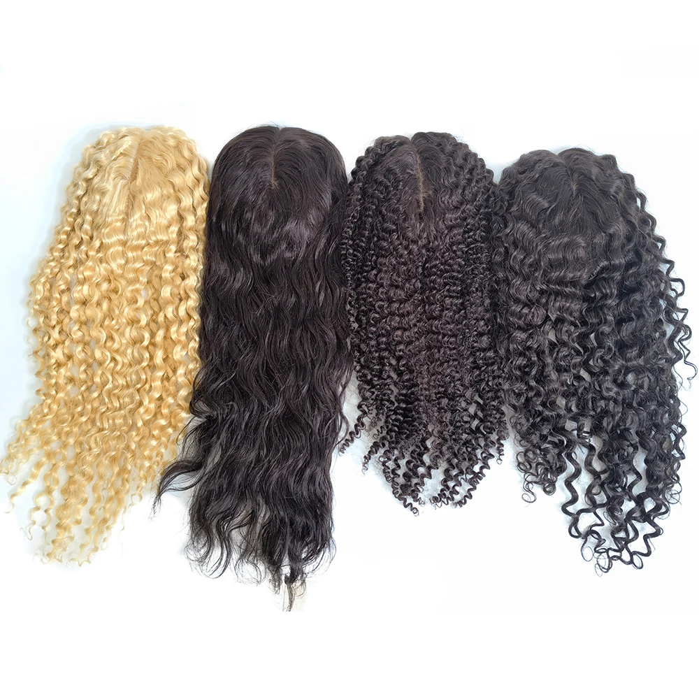 

Топпер на шелковой основе, 100% бразильские человеческие волосы, волнистые вьющиеся человеческие волосы, женский парик, хит продаж
