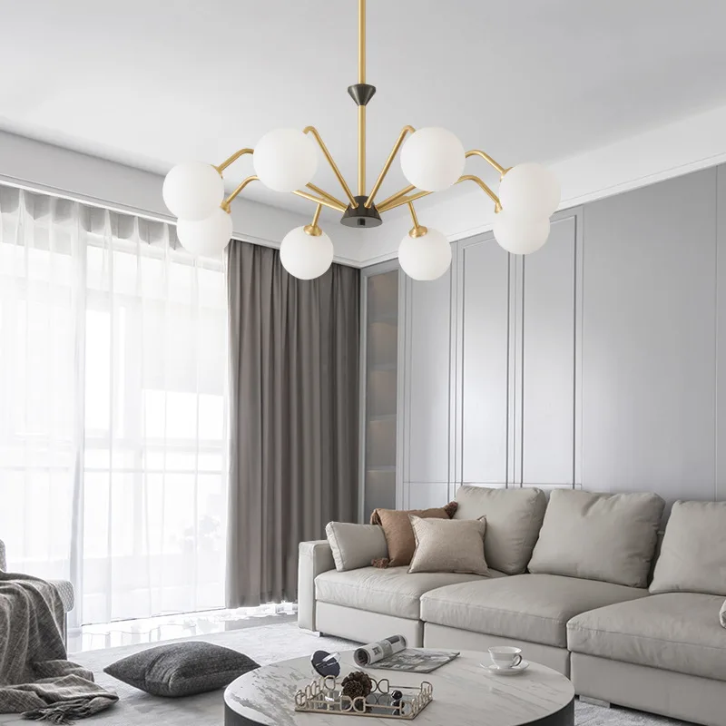 Высококачественная медная Подвесная лампа G9 в современном стиле бытовая