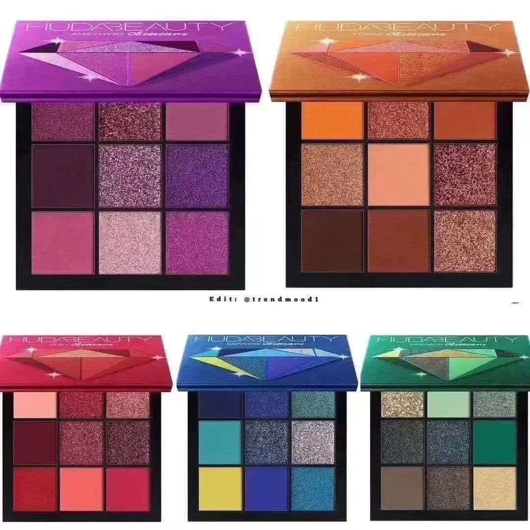 НОВАЯ палитра HUDAS Beauty ROSE GOLD Палитра теней для век Матовая мерцающая телесного