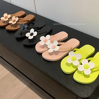 kawaii slippers for women girls summer anti slip house slipper woman cute sandals sweet flower flip flop korean