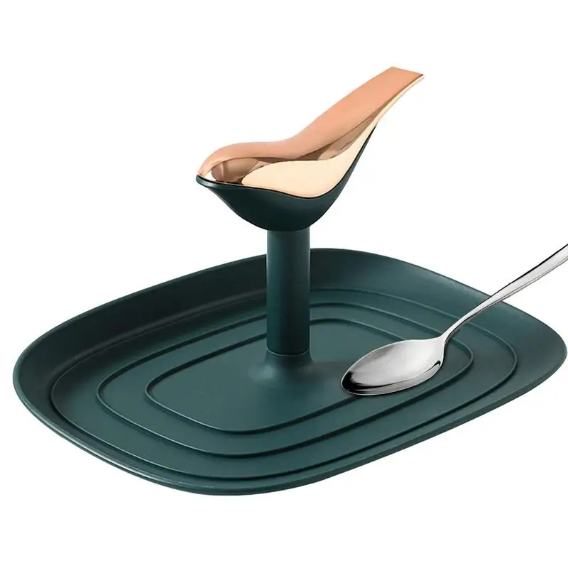 

Lid Rest Stand Spoon Rest For Kitchen Counter With Drip Pad Lid And Spoon Rest For Multiple Utensils Spoon Holder & Lid Holder