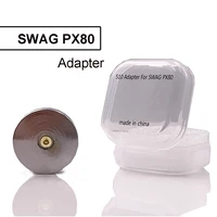 swag px80 510 adapter strong magnetic 510 connector 25mm gold plating pin for vaporesso gtx mesh head