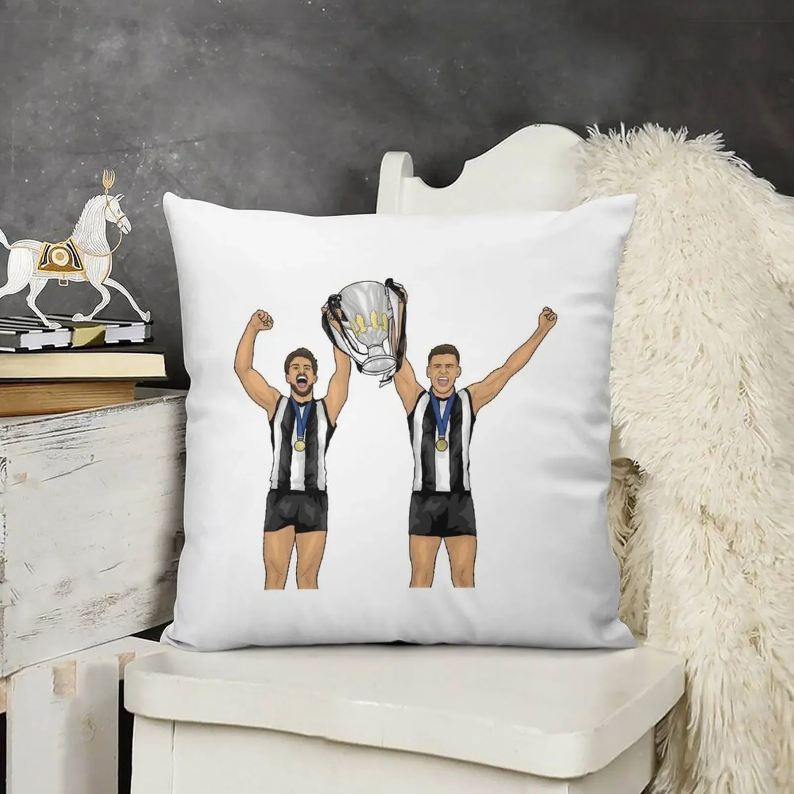 Daicos Collingwood Premiership Декоративная подушка Аниме Подушки Чехол Подушка