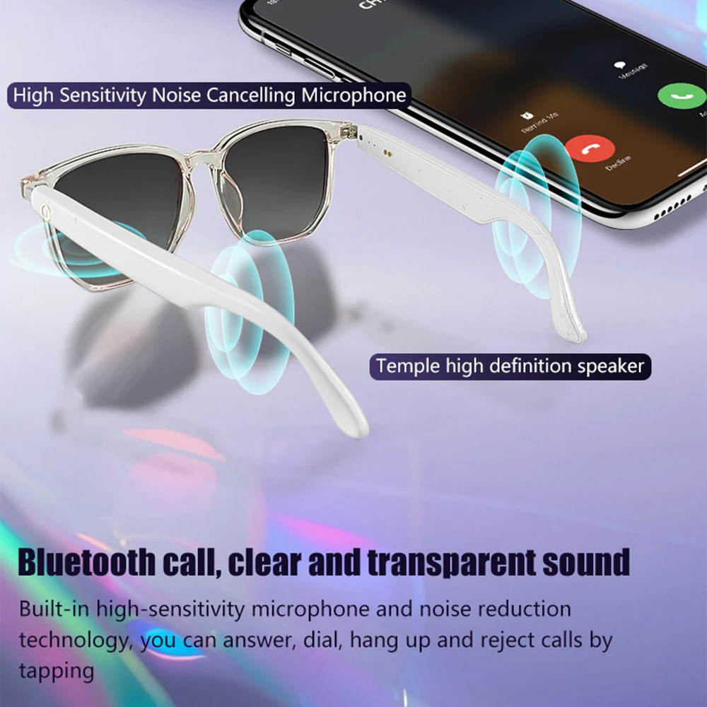 Умные музыкальные солнцезащитные очки наушники беспроводная Bluetooth-гарнитура