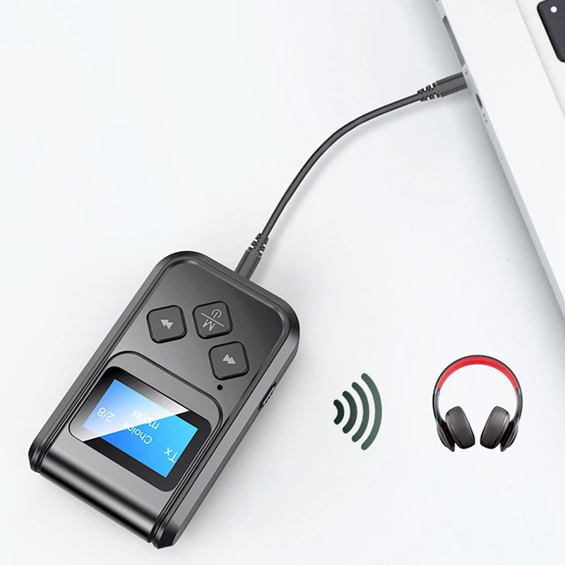 Беспроводной приемник-передатчик Bluetooth 3 5 2 в 1 с ЖК-дисплеем |