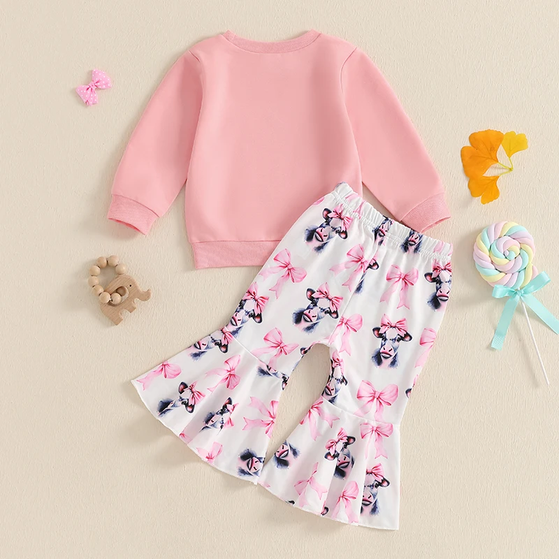 Милая одежда для маленьких девочек: толстовка с длинными рукавами и эластичными