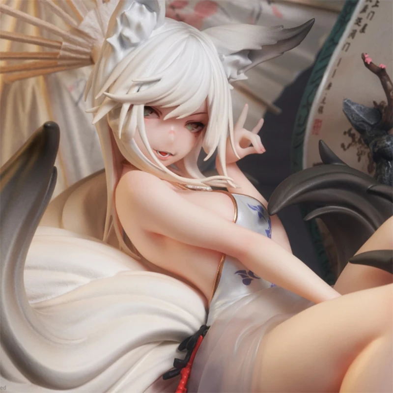 Оригинальная фигурка из искусственного животного живопись лисы МО ли аниме