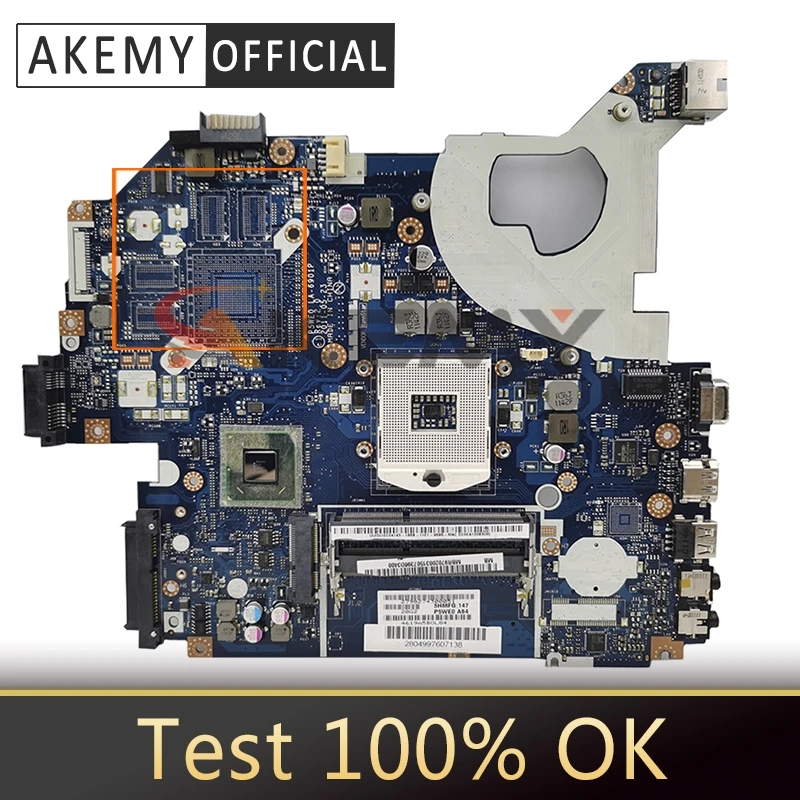 

Материнская плата Akemy для ноутбука ACER Aspire 5750 5750G, материнская плата P5WE0 LA-6901P MBRFF02005 HM65