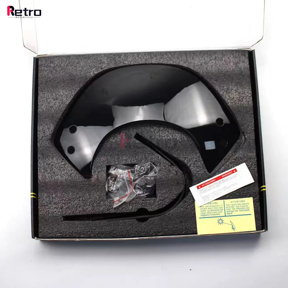 

Отражатель ветра Motrocycle, крышка для VESPA Primavera 150, для летнего скутера, дыма, акриловое переднее ветровое стекло с крепежным кронштейном