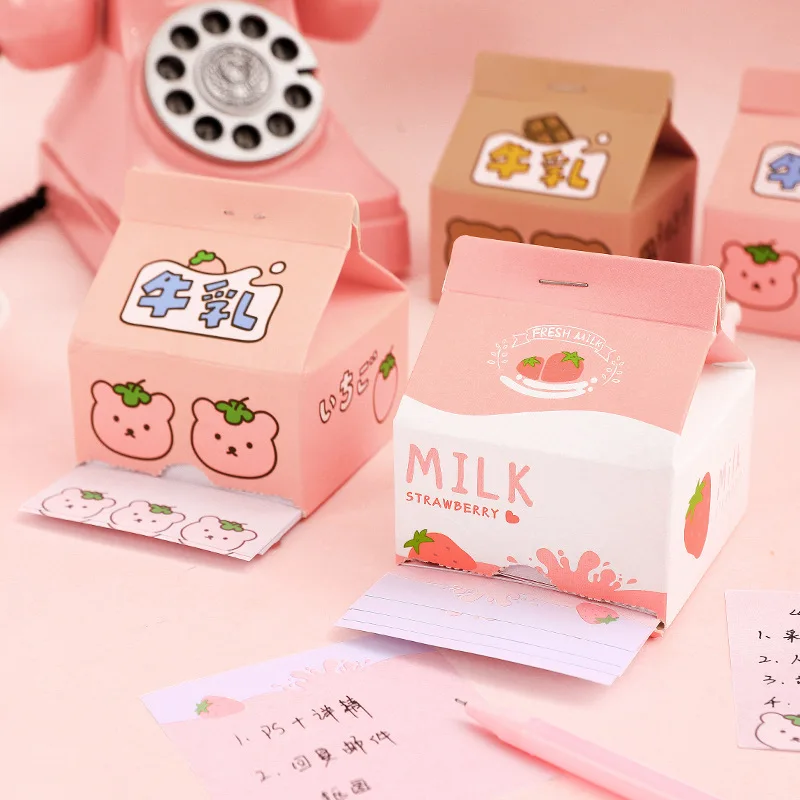 Креативная Милая молочная коробка с медведем