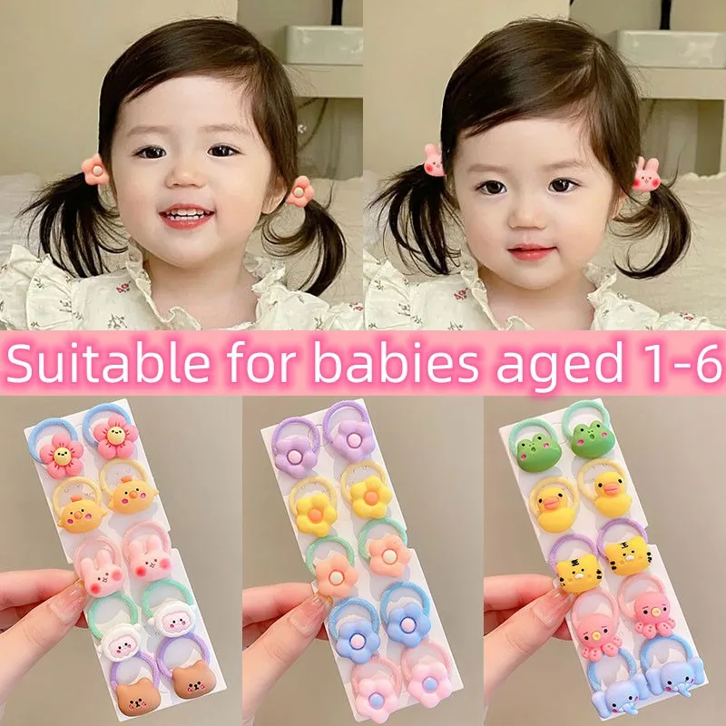 

New In Rubber Bands for Hair Loom Elastiekjes Cute Elastique Cheveux Girl Accessoires Tiara De Cabelo Haar Ponytail Bows Bambini