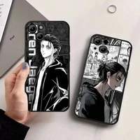 anime attack on titan eren phone case for iphone 13 12 11 pro max x xr xs mini 7 8 6s plus 2020 se phone full coverage covers