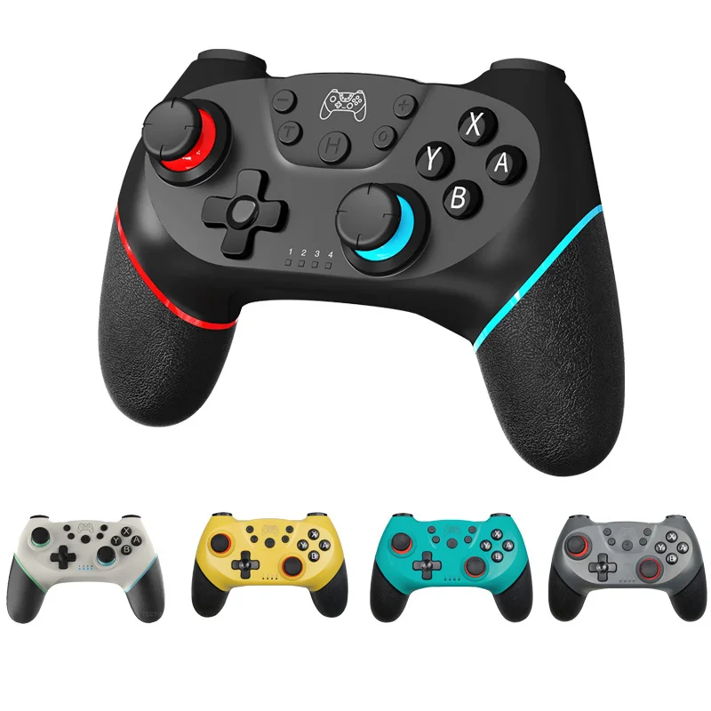 

Bluetooth. Беспроводной игровой контроллер, подходит для nintendo Switch Pro, 6-осевой, контроллер, джойстик, USB и видеоигр