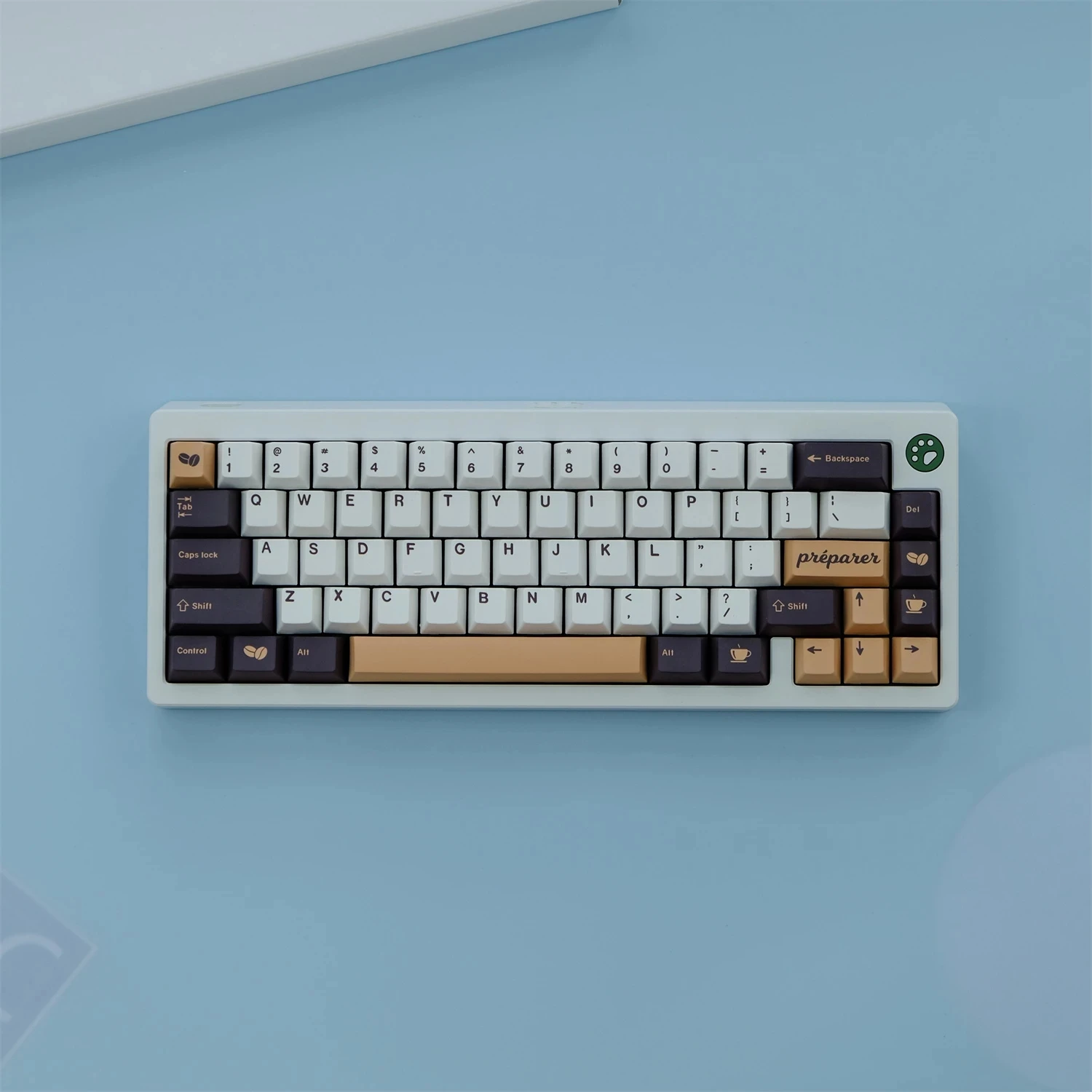 

129 Keys/set GMK Cafe Keycaps PBT Dye Sublimation Key Caps Cherry Profile Keycap For Keychron Q1 Q2 K2 Anne GH60 GK64 Poker IKBC