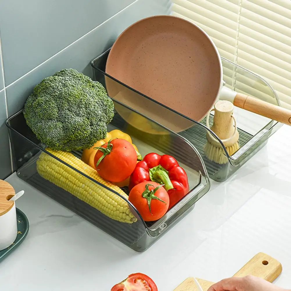 

Food-grade Pet Material Storage Container Versatile Durable Refrigerator Bins Organized Pantry Storage Fridge for Food for Items