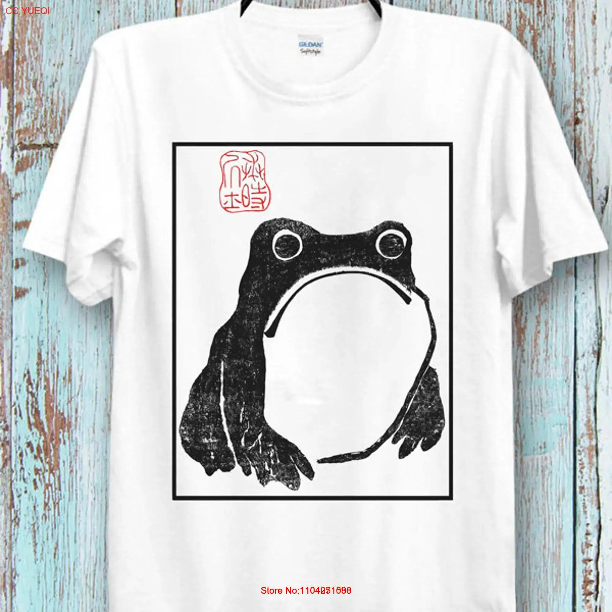 Японская футболка Hoji Unimpressed Frog Matsumoto подарочный топ с мемами супер крутой для