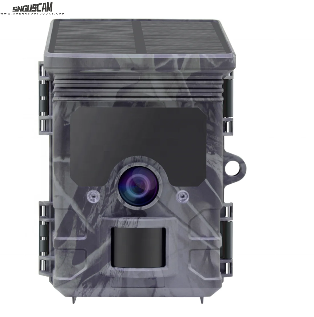 SunGusOutdoors 4K 30MP Outdoor Wild Game Trail  Camera Traps with WiFi APP Solar Panel Powered Waterproof IP66 for Hunting