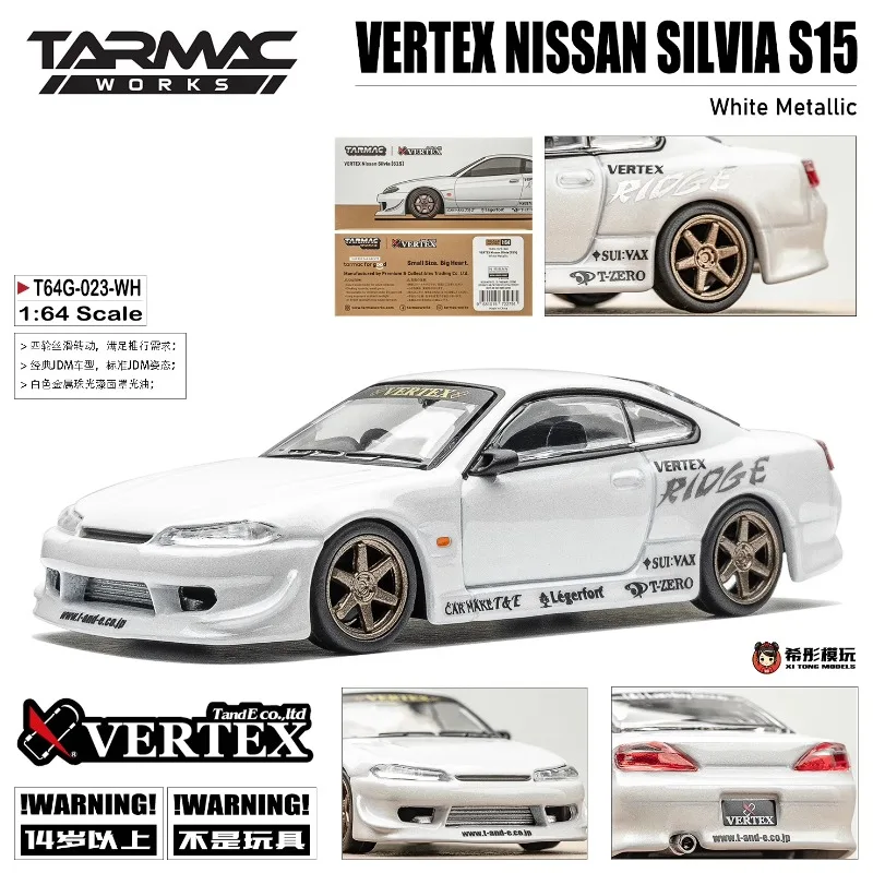 TAKARA TOMY 1:64 Nissan Silvia(S15) VERTEX Kit металлическая модель