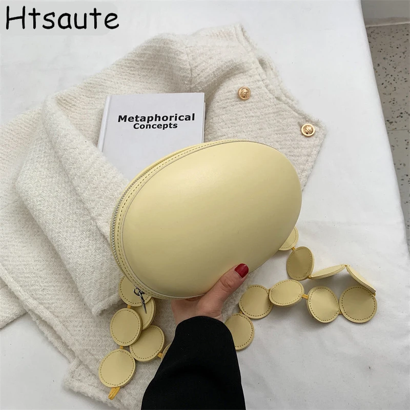 

Small Oval Shape Bags For Women New Design Cute Lady's Handbag Single Shoulder Bag Lady Cerative Crossbody Bag bolsas