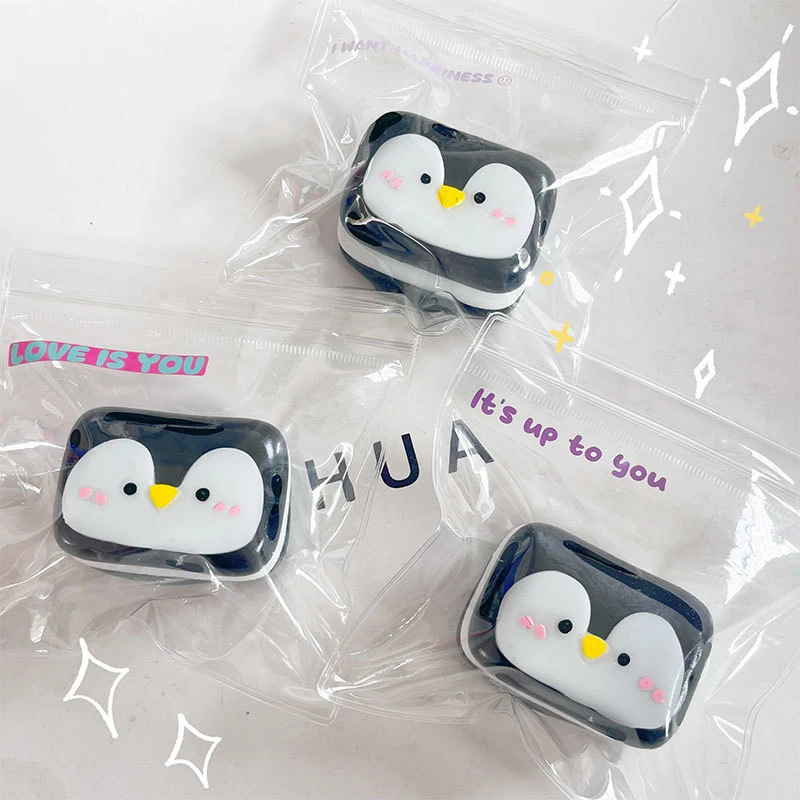 Новое кавайное печенье с пингвином Tpr Sticky Squish Toy мультяшная мини-пингвин игрушка