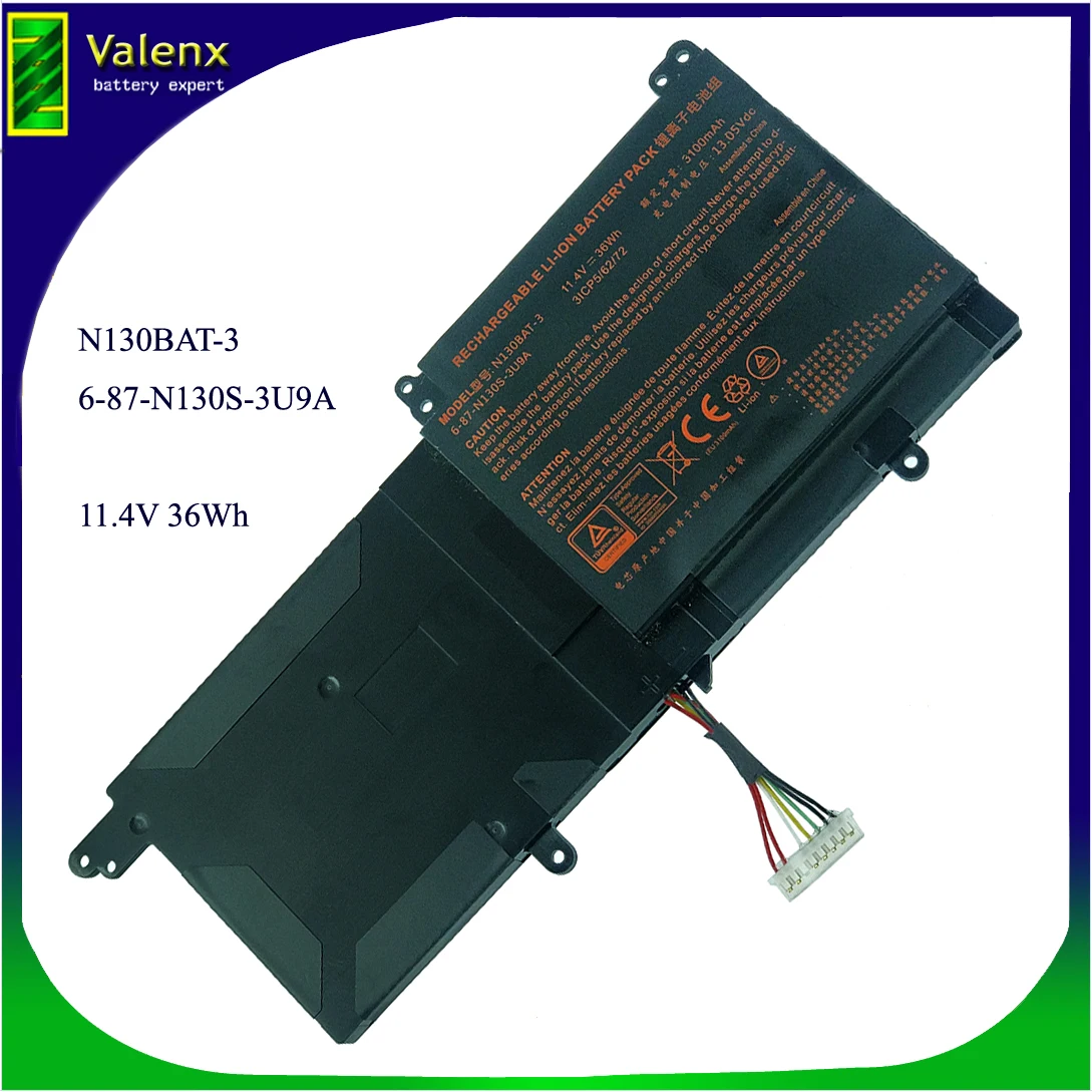 Аккумулятор для ноутбука Clevo N130WU InfinityBook Pro 13 14 Sager NP3130 Lingyue S4